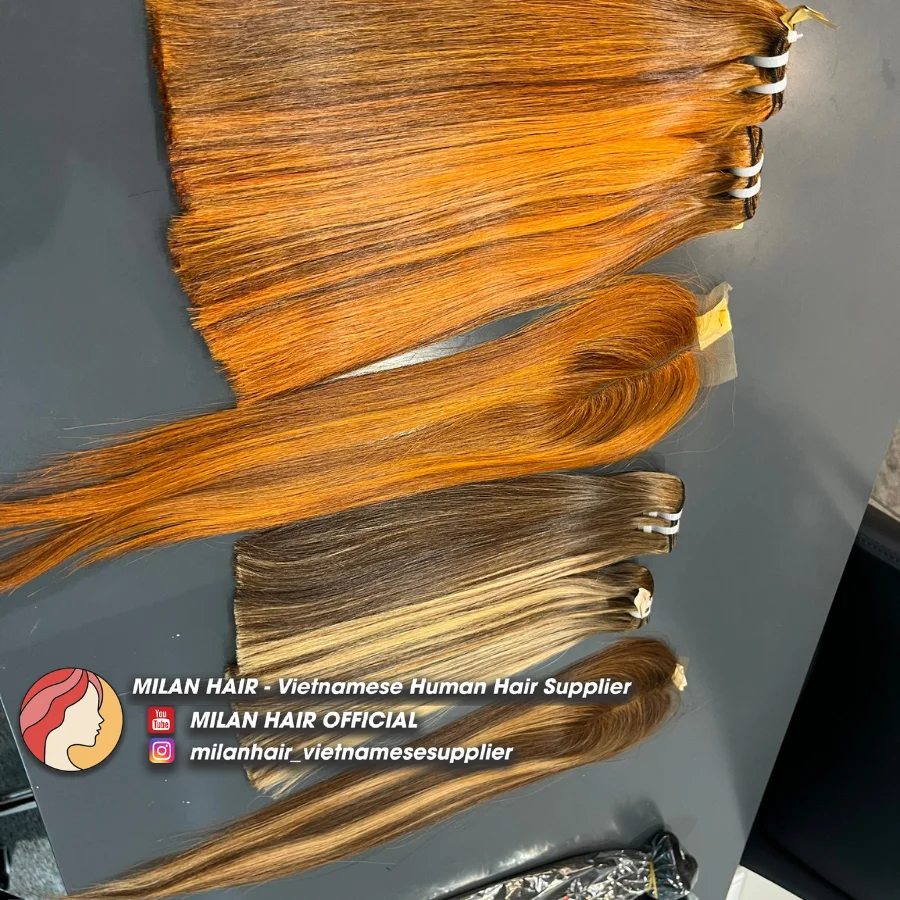Piano Color wigs for black women 100% Vietnamese human hair Cuticle aligned hair raw virgin