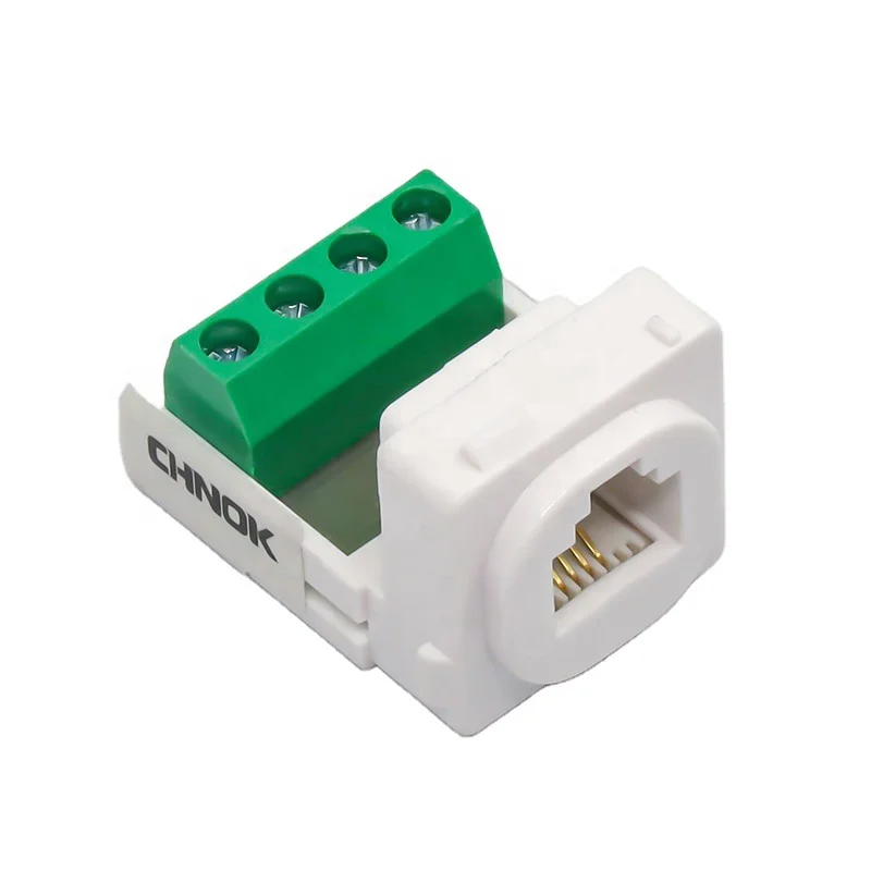 Хорошее качество, на рост от 90 градусов Cat3 RJ11 поверхности телефона трапецеидальные гнезда