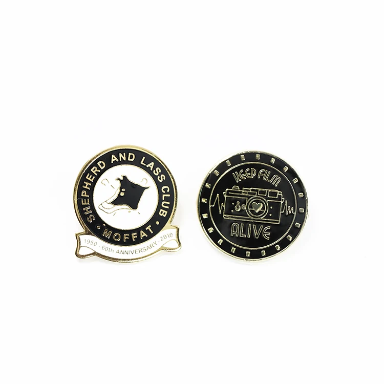 Custom fashion hard enamel lapel pins of cute design enamel pin