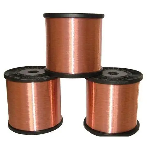 Copper Wire Factory Price 29 Swg Cca Enamelled C11000 C1100 Winding Pure Red Copper Rectangular Wire