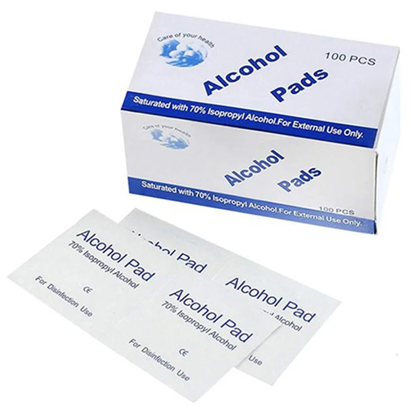 Good Price Alcohol Pads Isopropyl Medical Individual Custom Nails Alcohol Swab Prep Wipes Pads Sterile