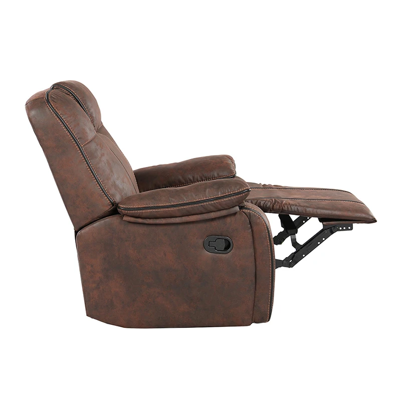 
Wholesale custom brown leather multifunctional sofa and TV lounge chair living room furniture 