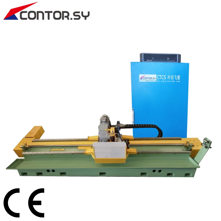 Computer Flying Saw Blade Grinding Machine Tube Mill Line Flying Cold Saw Tube Cutoff Erw Pipe Mill Tube