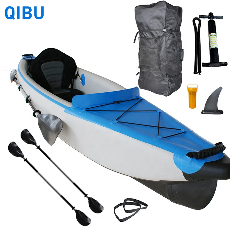 LULUSKY Chinese Suppliers Inflatable  Single Canoe Dropstitch Kayak