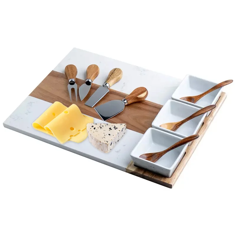Factory wholesale Perfect Quality Premium Wood Chopping Board Cheese Board Set Kitchen Cutting Board