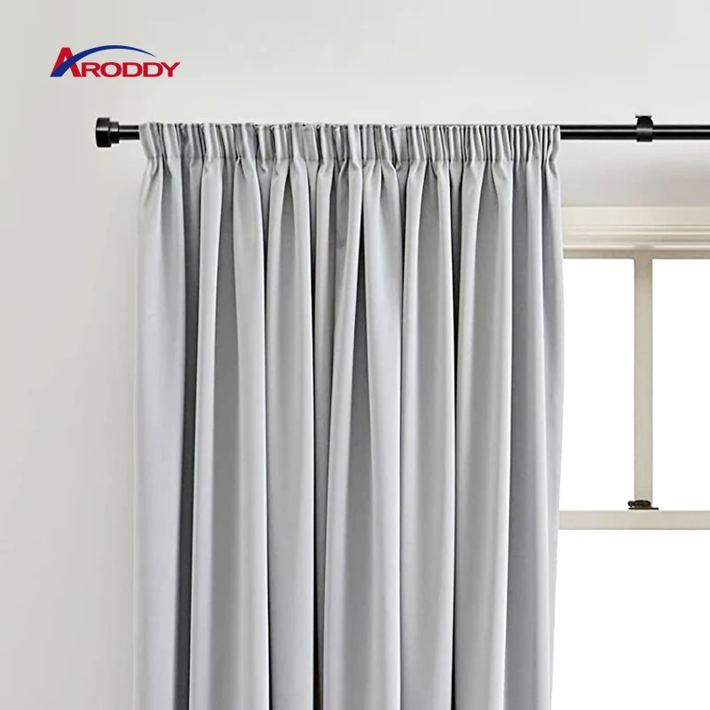 Yarun Wholesale Window Curtain Rod Price Poles Custom Aluminium Telescopic Decorative Curtain Rod