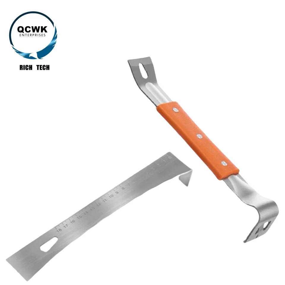 Stainless steel crowbar wooden door installation scraper woodworking removal tool