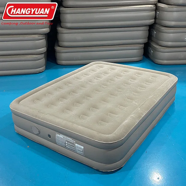 Factory direct sales of high quality furniture foldable camping built in pump fully automatic inflatable mattress