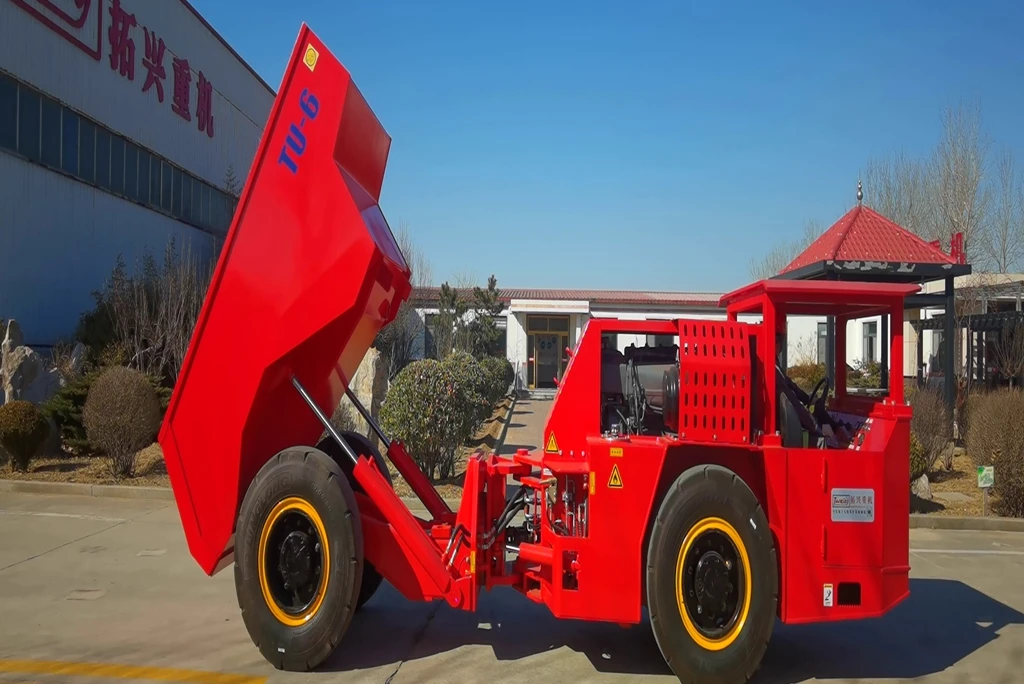 Tuoxing Underground Mining Articulated Dumper Dump Truck TU-6 With 84kw With High Productivity