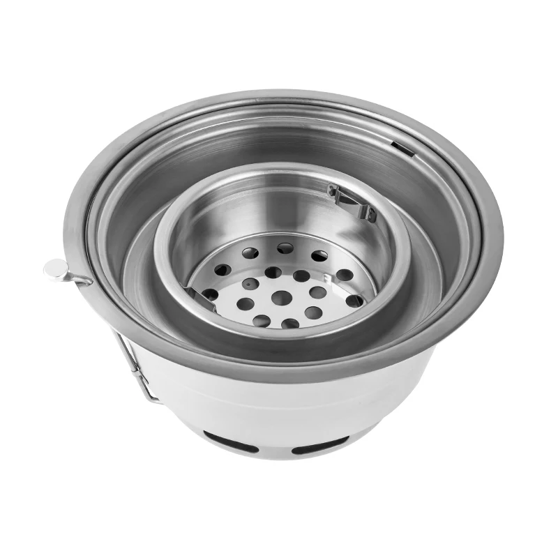 Hot Selling Korean Bbq Equipments Charcoal BBQ Restaurant Equipment Commercial Smokeless Table Top Grill