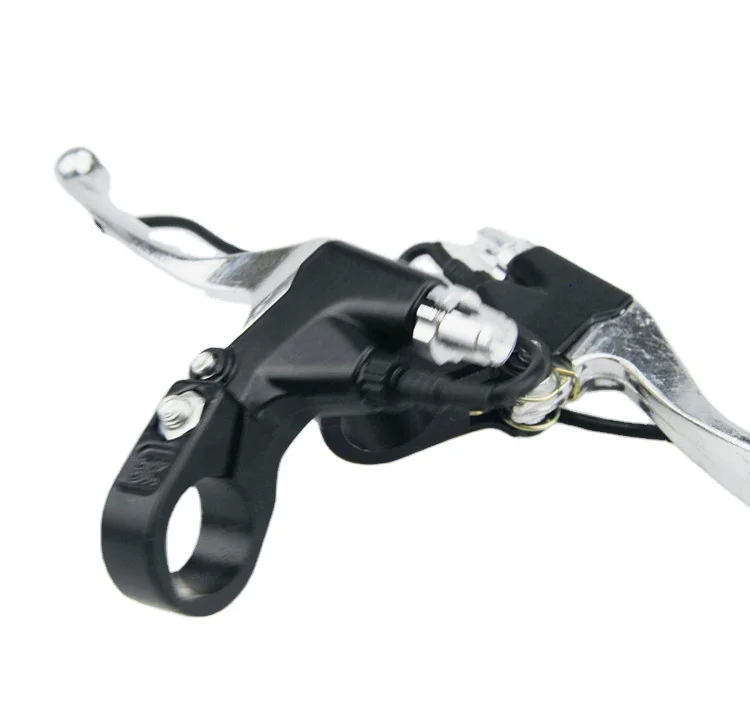 
Electric car brake lever electric car brake lever handle with wire all aluminum white brake lever 