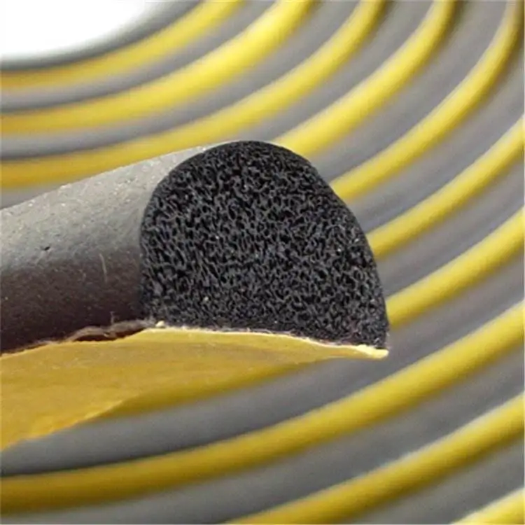High Elasticity Round Silicone Rubber Foam Sealing Strip Epdm Sponge Rubber Cord For Motor Auto
