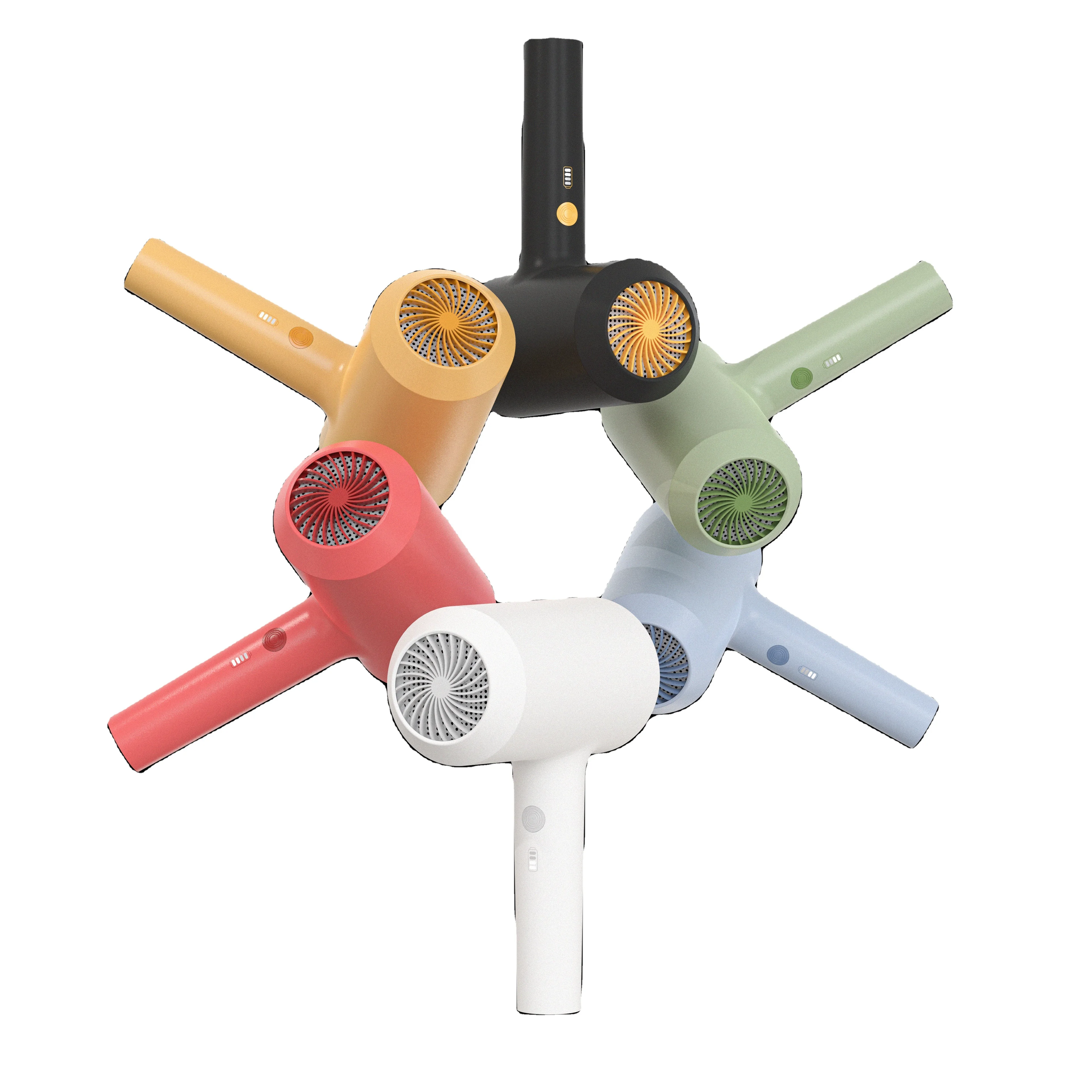 Professional Portable Household Ionic Blow Dryer Hotel Use Rechargeable Wireless Cordless Hair Dryer