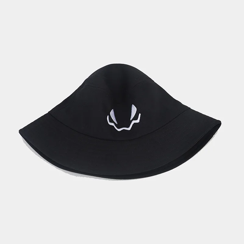 Halloween Horror Pumpkin ghost Embroidery printing fisherman basin hats men women sunshade bucket hat