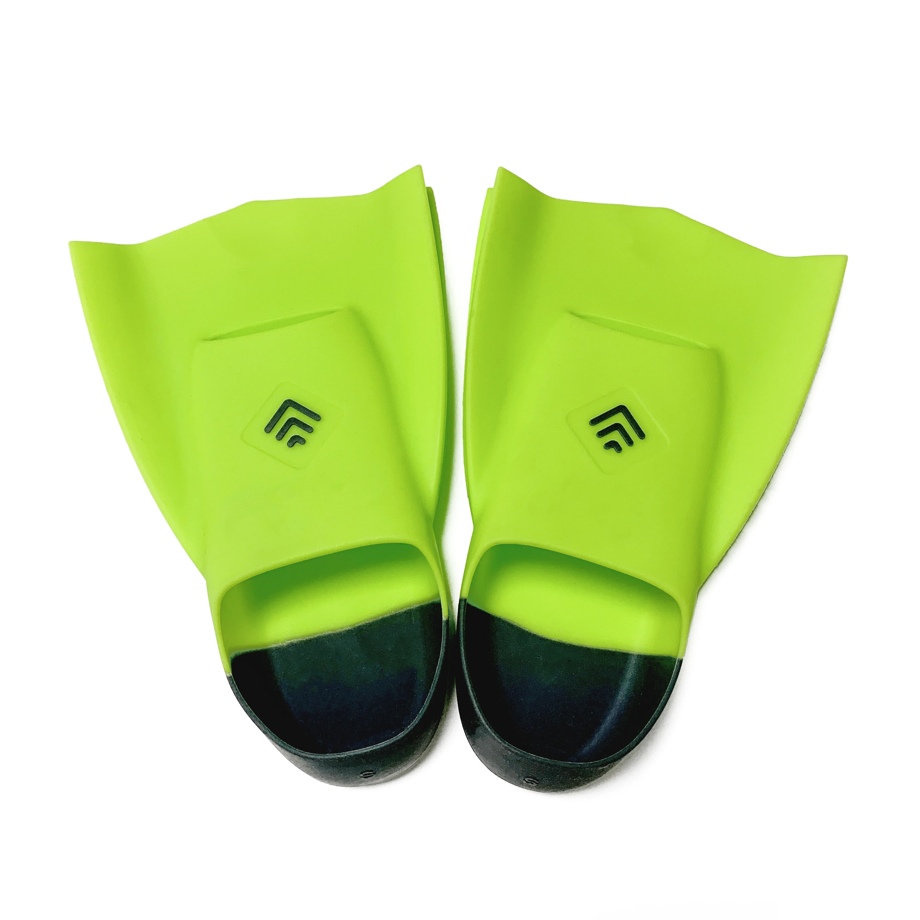 Adult Full Silicone Swimming Training Fins Full Foot Professional Swim Fin Shoes Short Blade Diving Snorkeling Flippers