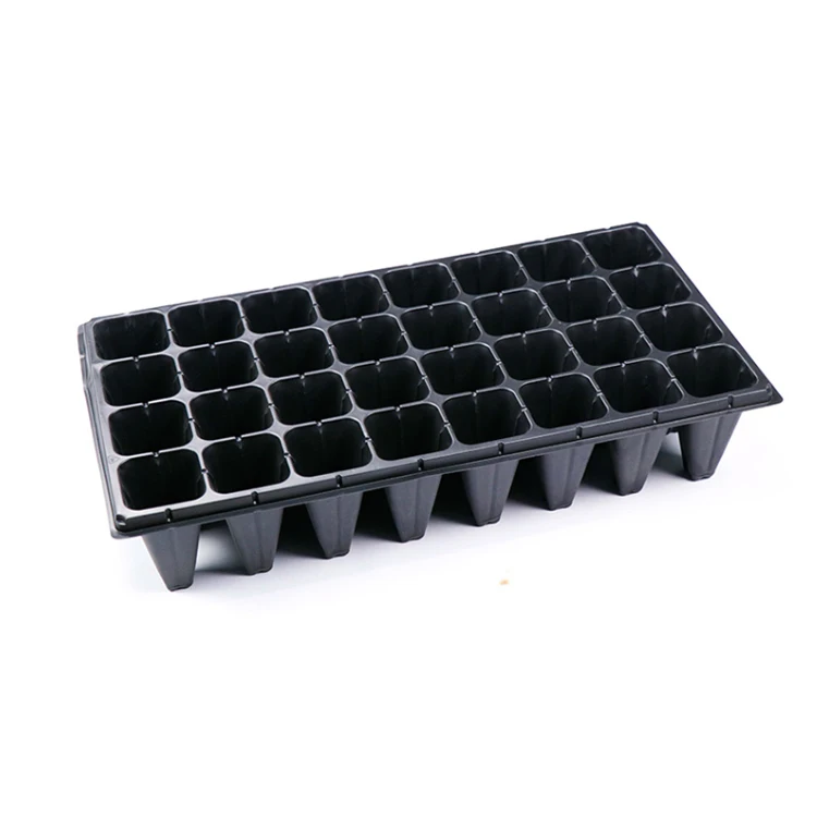 Flower Vegetables Plant Germination Growing Seedling Trays Garden Nursery Tray DDA329 Durable 21/32/50/72/105/128 Cells Black