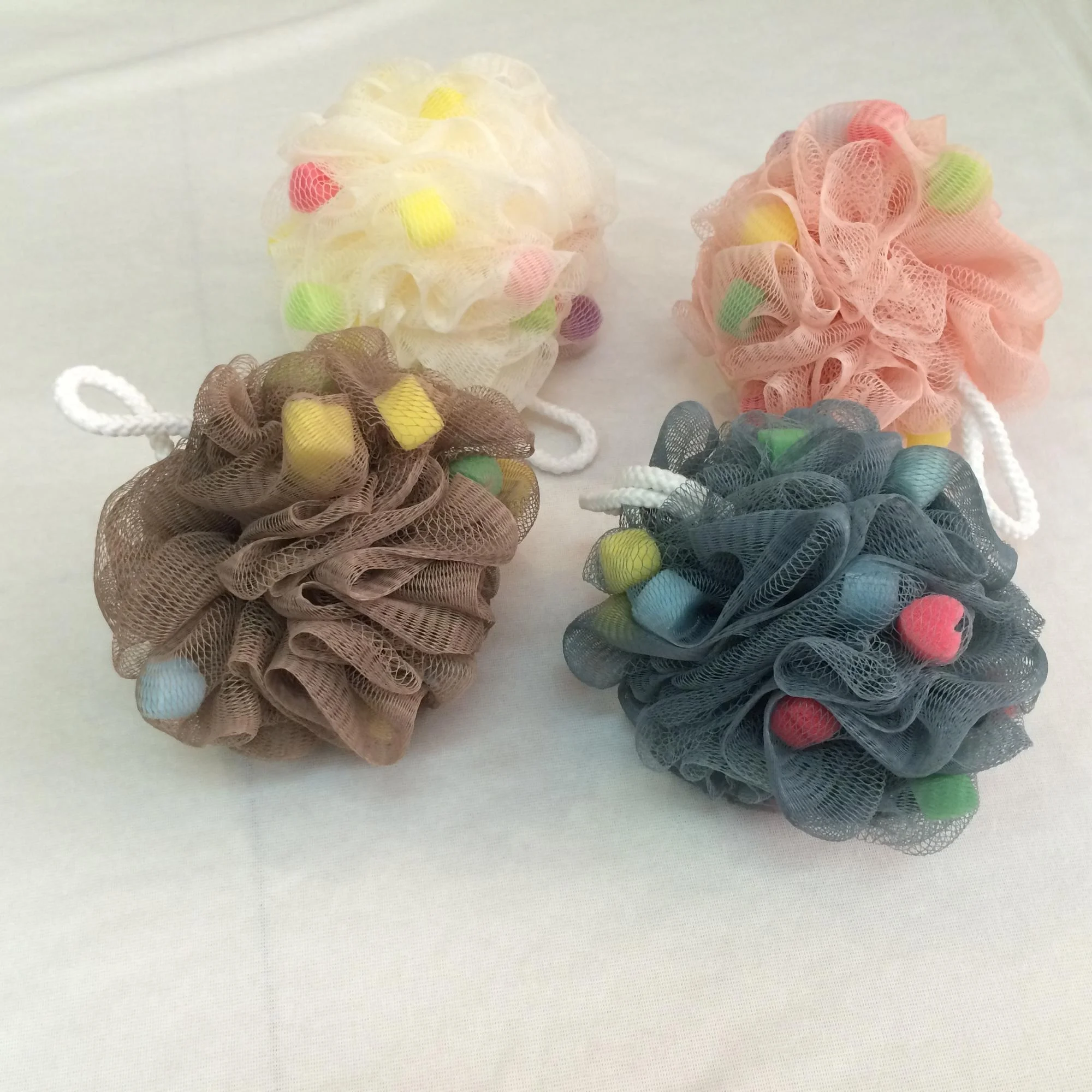 2023 Soft bath bubble bath flower scrub shower puff shower sponge Loofah Bath-Sponge Shower Bouquet