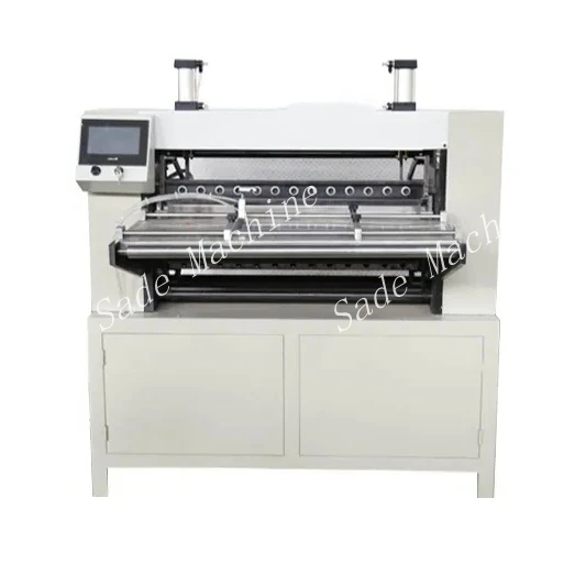 hebei sade Air Filter paper slitting cutting and pleating machine