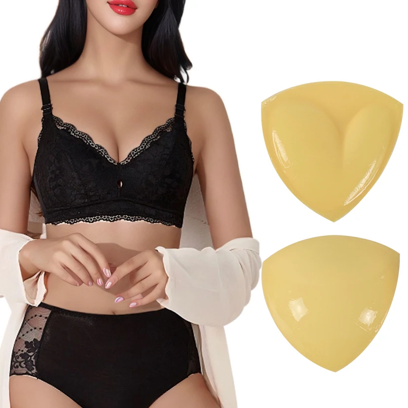Double-Sided Sticky Bra Inserts Self Adhesive Bra  Push up Breast Pads Invisible Lift Bra Padding for Bikini Dress