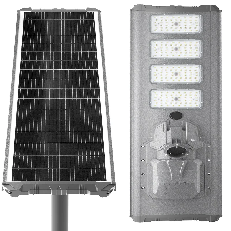 solar lights outdoor LED solar parking lot lights dusk to dawn wide-angle motion sensor 200W solar street light