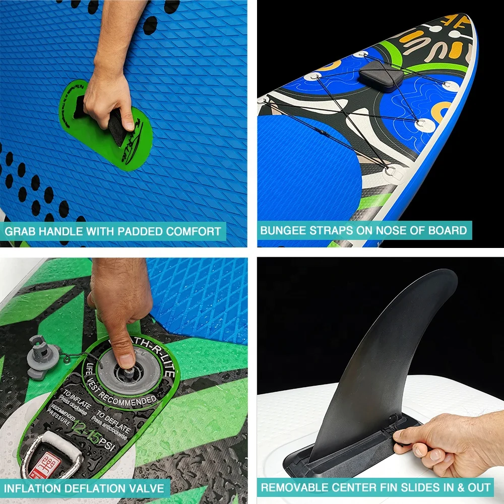 
FUNWATER Drop Shipping sup surfboard paddleboard surfboard sup board inflatable stand up paddle board for unisex 