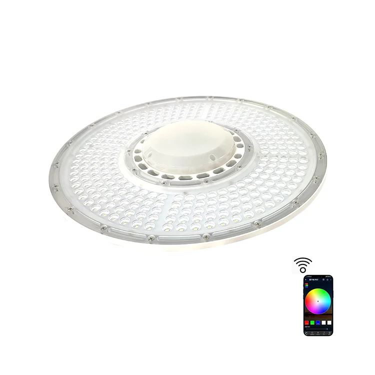 Led High Bay Lights UFO Low Bay 150W IP65 Industrial Pendant Lamp Street Lights Led Shop Garage Lights For Basement Workshop