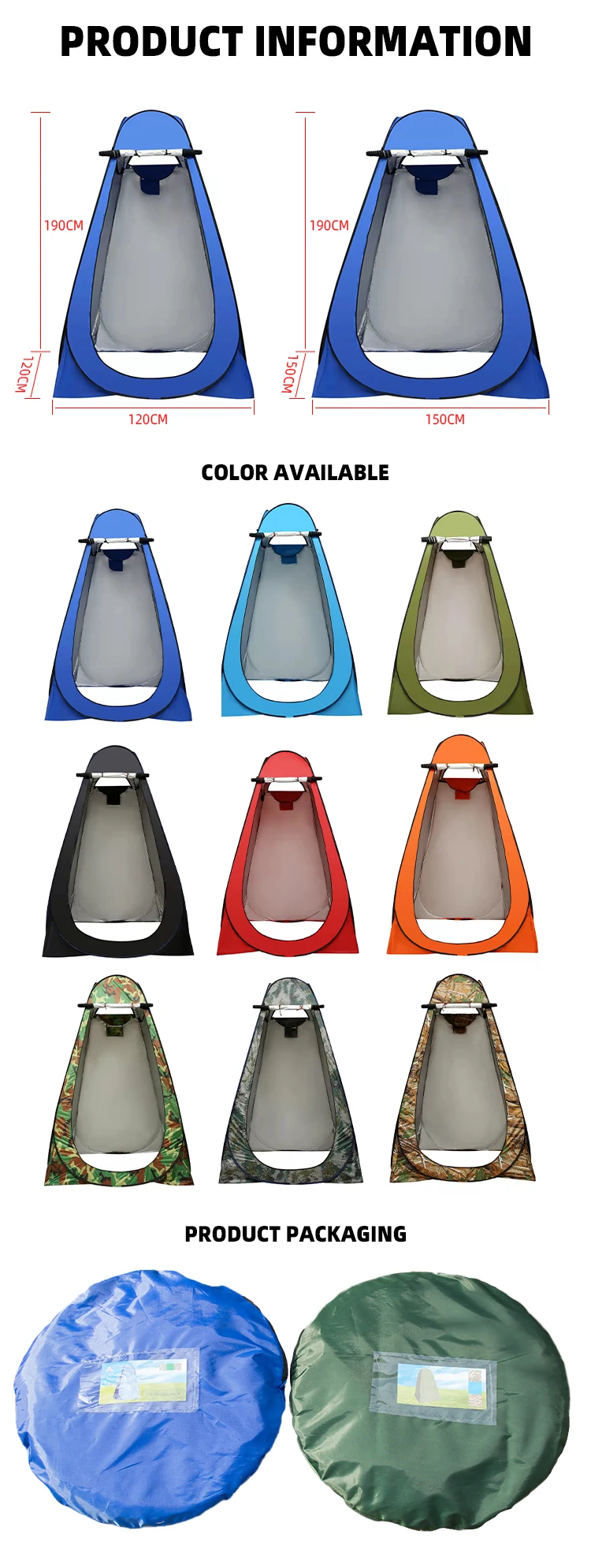 Portable New Design Rainproof Fabric Multifunctional Tent For Event Outdoor Quick Open Mini Outdoor Tent For Child Adult