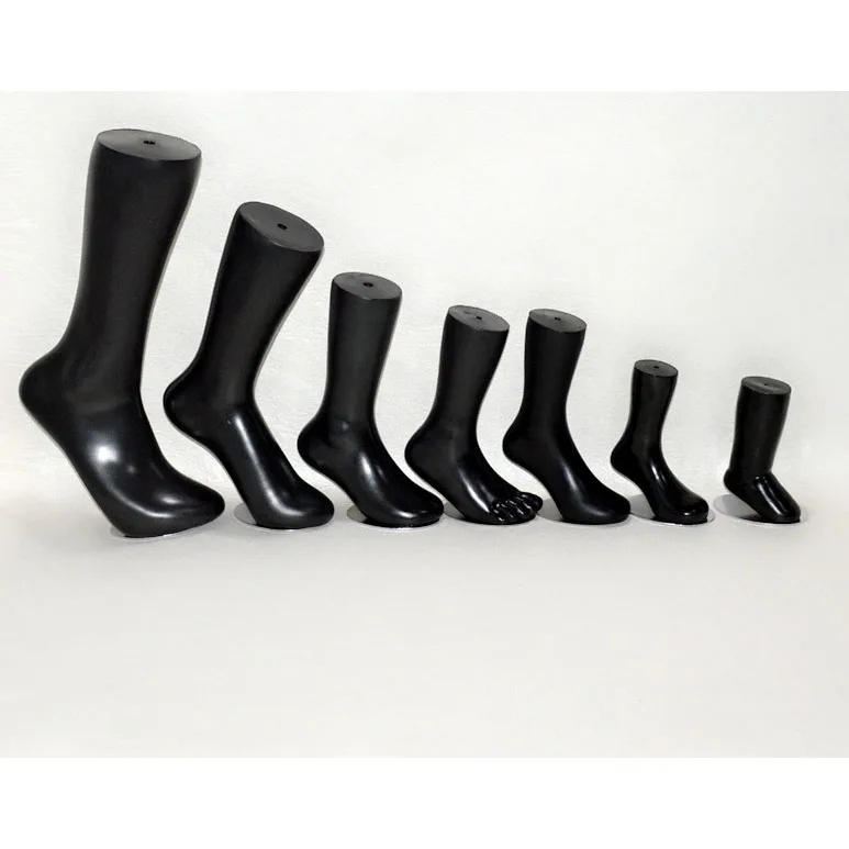 Wholesale PVC Plastic Football Sock display foot mannequin man woman foot lifelike mannequins for sale