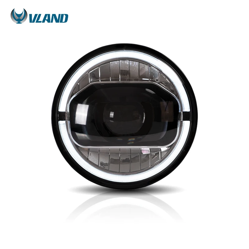 VLAND  Wholesales factory manufacturer LED Head lamp assembly 2007-2017 Unlimited JK TJ LJ CJ Headlights For Jeep Wrangler