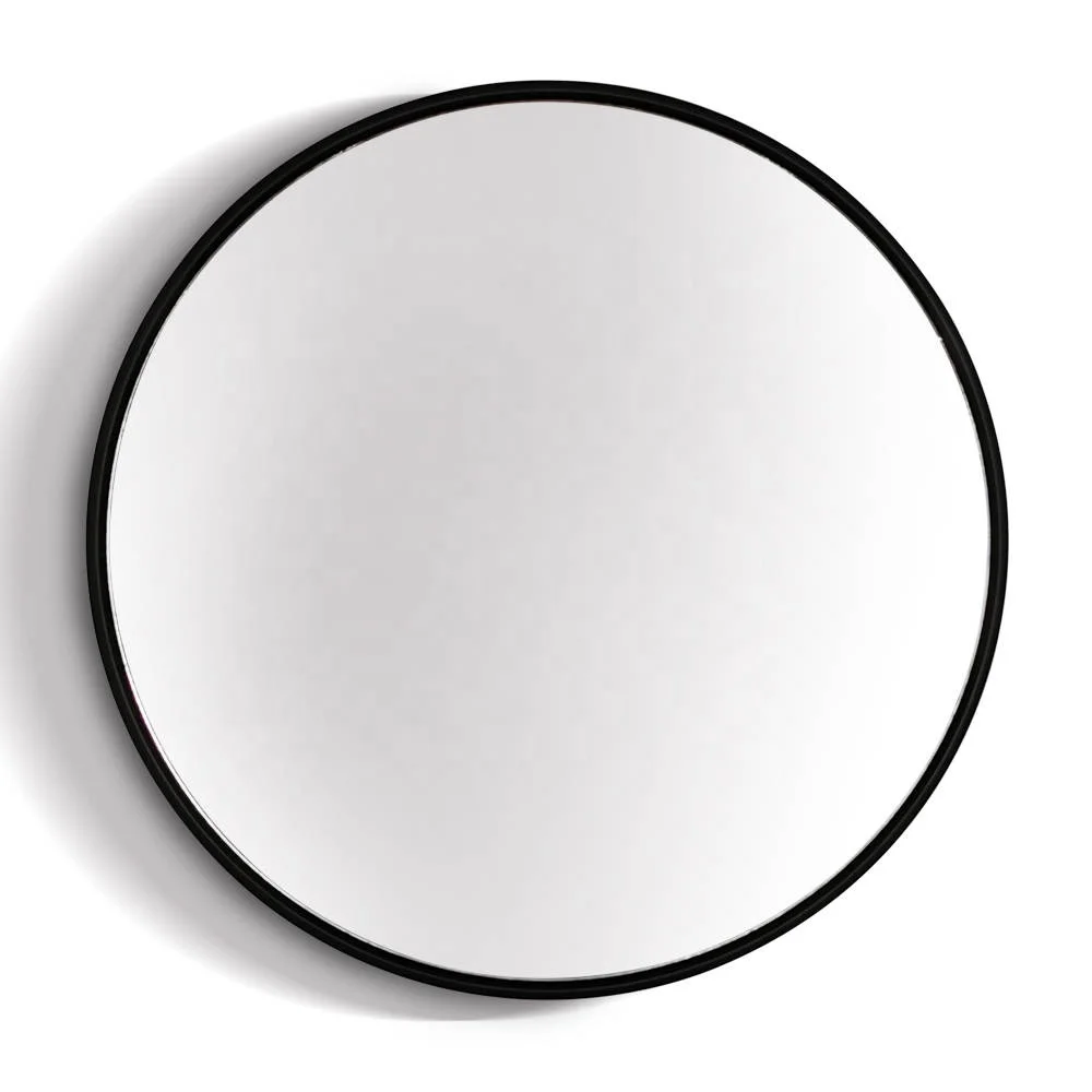 Amazon Best Seller Hot Selling  Bathroom Round Decorative Round Metal Wall Glass Mirror