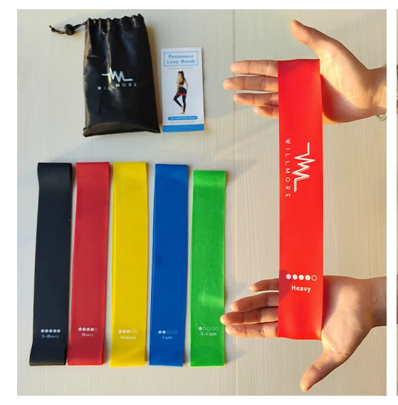 Yoga Accessories Resistance Loop Bands For Home Fitness Elastic Bands Training Fitness Gym Pilates Sport Workout Equipment