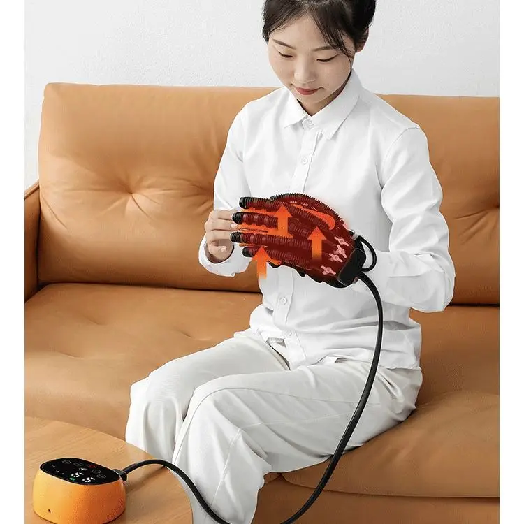 Rehabilitation Robot Finger Training Massage Gloves Stroke Hemiplegia Recover