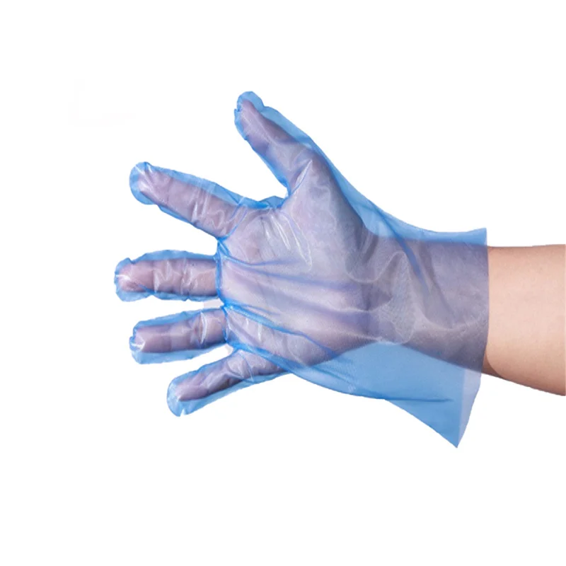Disposable-gloves CPE Blue Portable Household Cleaning Kitchen Waterproof For Housework Clean