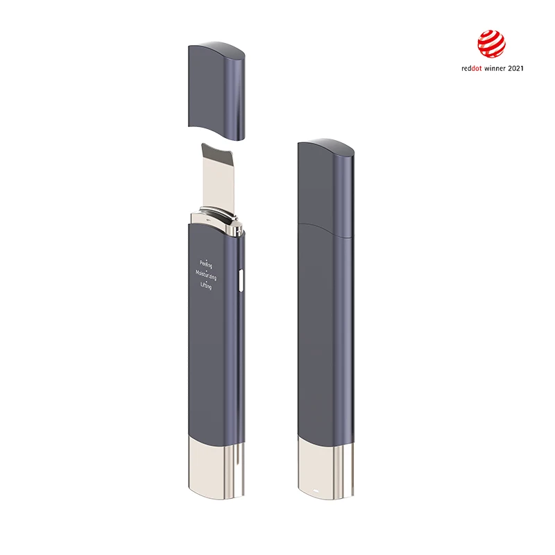 Ion Vibration Deep Cleaning Mini Sonic Skin Care Tool Spatula Wrinkle Remover Face Rejuvenation Ultrasonic Peeling Skin Scrubber