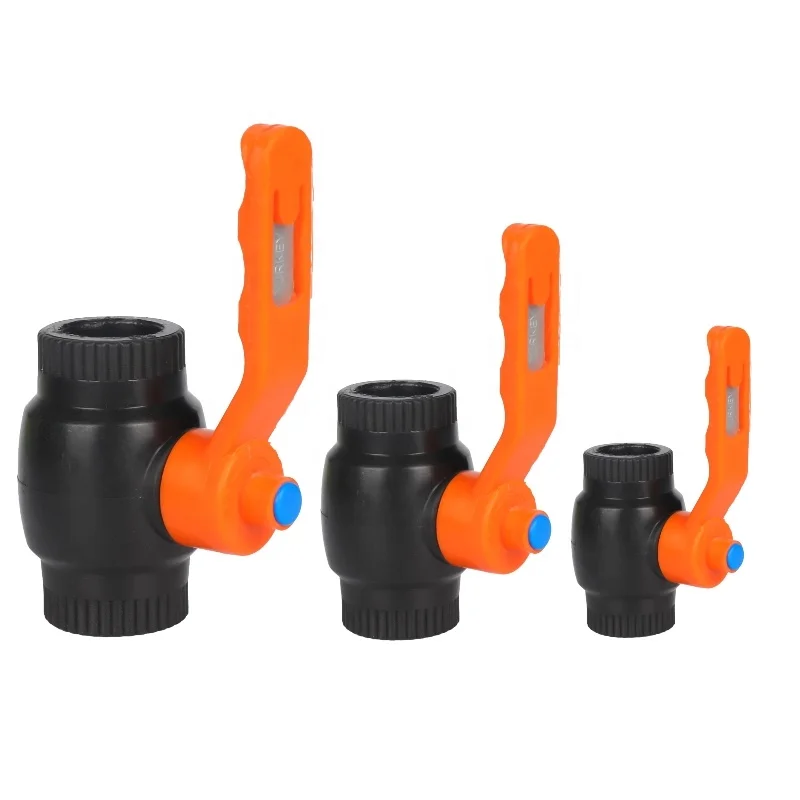 High Quality HDPE Electric Socket Tap Water Valve Manual Adjustment Universal Ball Valve Water Application Direct PE Steel Core
