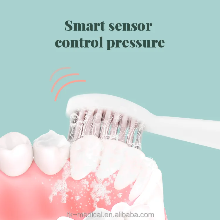 iSee Smart Sensor Control Pressure The Bass Brushing Electric toothbrush