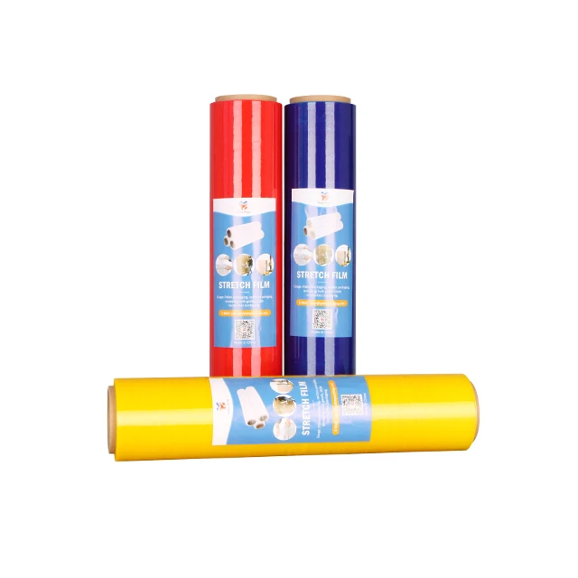 
Hand & Machine Grade PE Color Stretch Film 