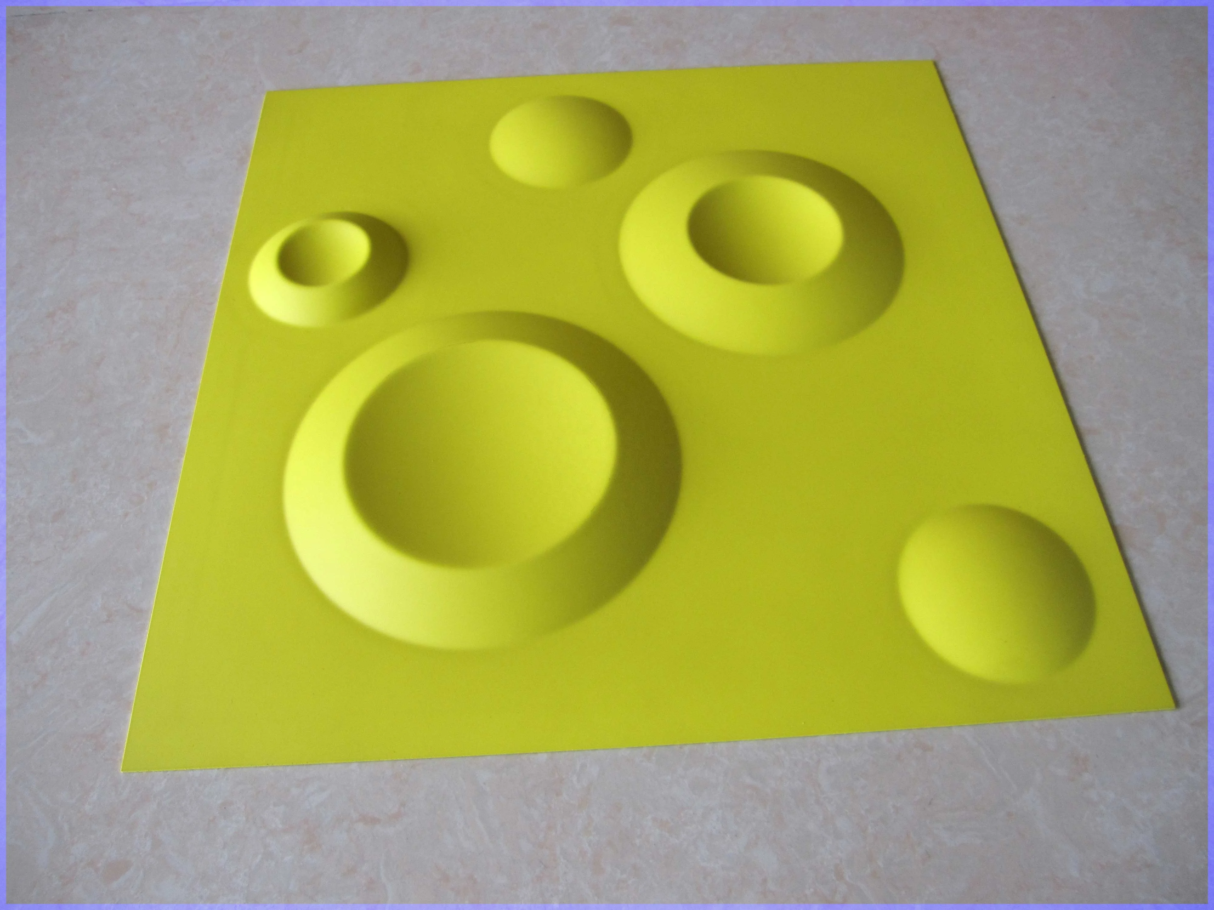 Wholesale plastic 3D smallpox tile PVC ceiling tile