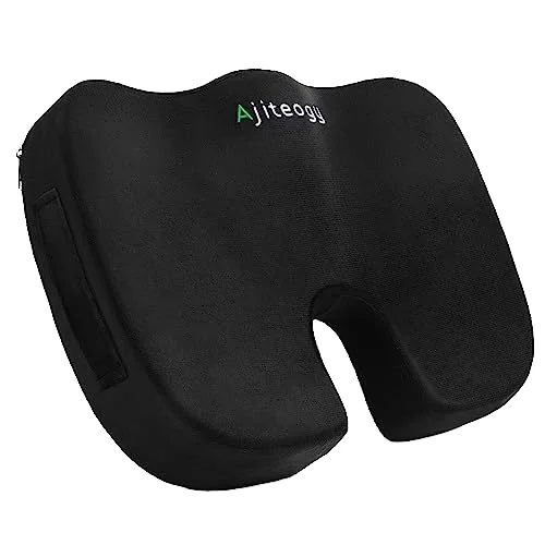 New Product Cool Gel Memory Foam Pillow Cushion Knitted Contour Office Chair for Comfort for Home or Office Use
