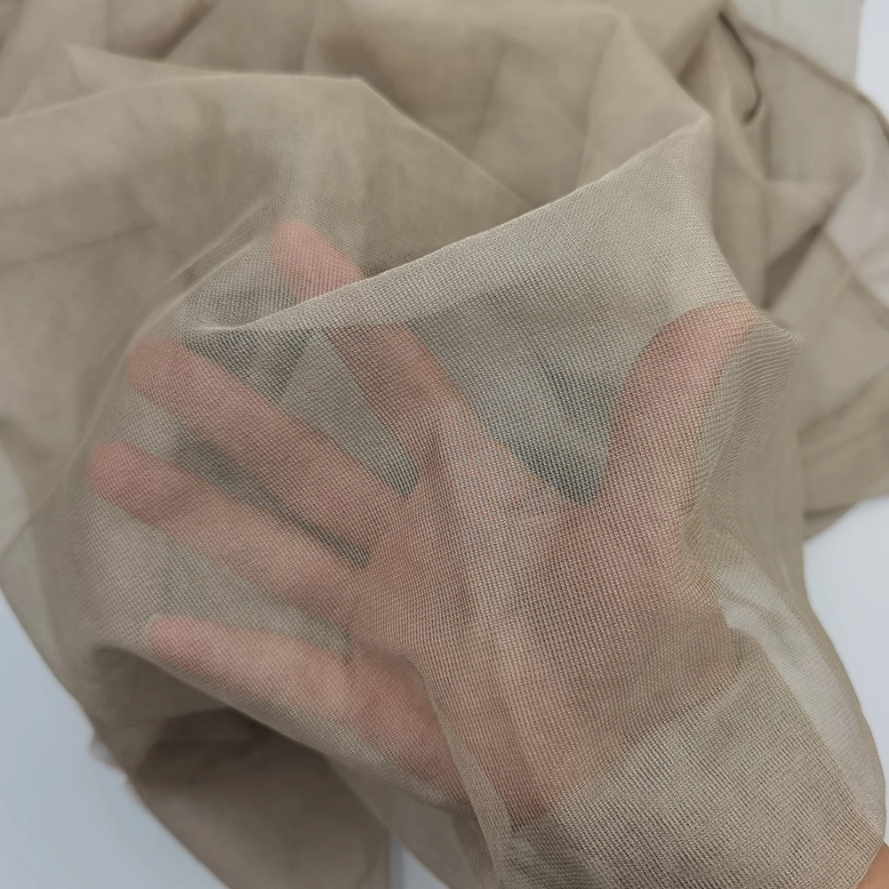 Breathable EMF Protection Anti Radiation Mesh Silver Fiber Fabric For Curtain and Canopy