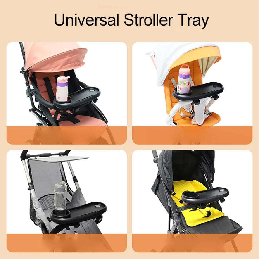 2023 New Universal ABS Snack Tray for Baby Stroller