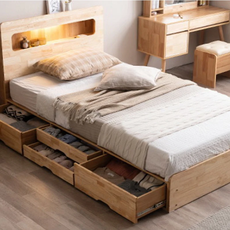 modern queen size wooden frame hydraulic lift storage bed bedroom furniture sets