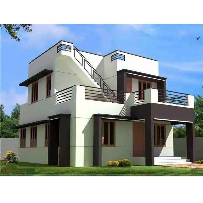 Cheap Price Steel Structure Houses Processed in Factory With Multi-Garage For International Trade