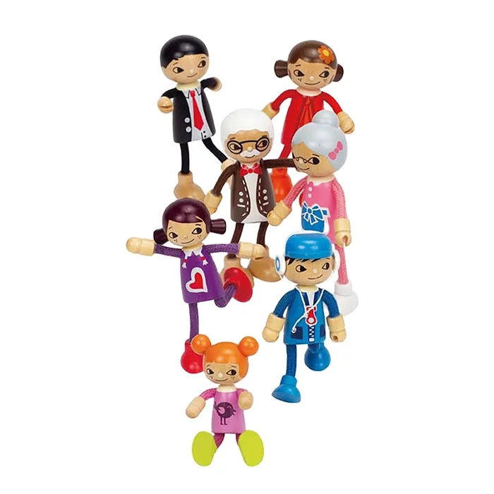 Hot New Products Fashion Doll House Toys,modern Family-grandpa