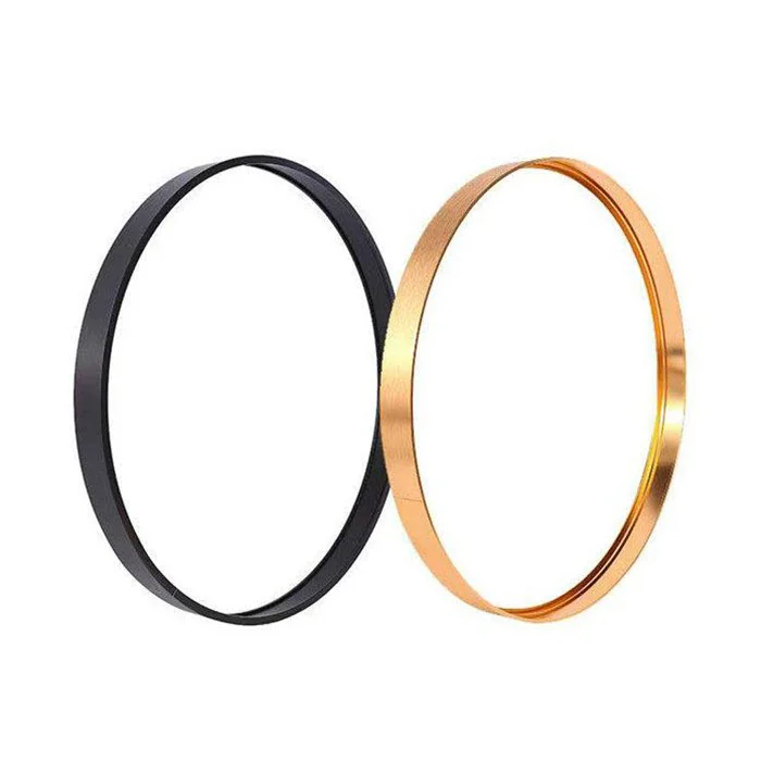 manufacturer Gold Black Aluminium Frame Stand Large arched door mirror Decorative Floor Full Long Mirror Stand dressing mirror frame