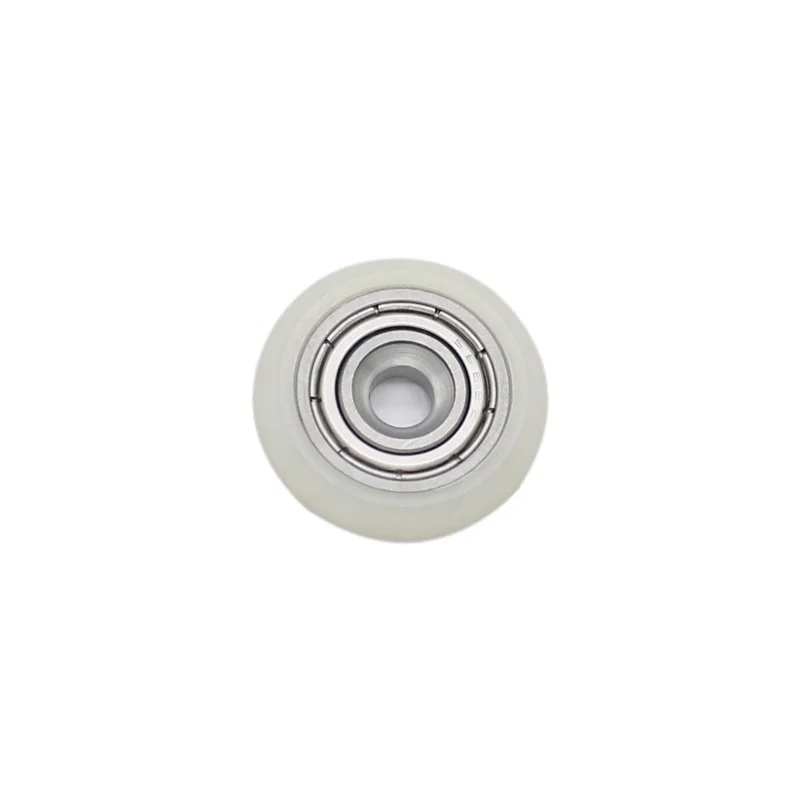 High quality S605ZZ POM SUS420 Stainless steel pulley polyformaldehyde 4x20x5mm 605 shower room wheels polyurethane roller with bearing