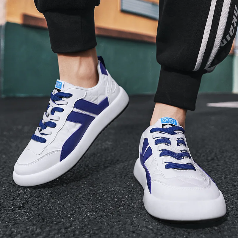 PU upper light weight men fashion sneakers wholesale walking style casual shoes cheapest