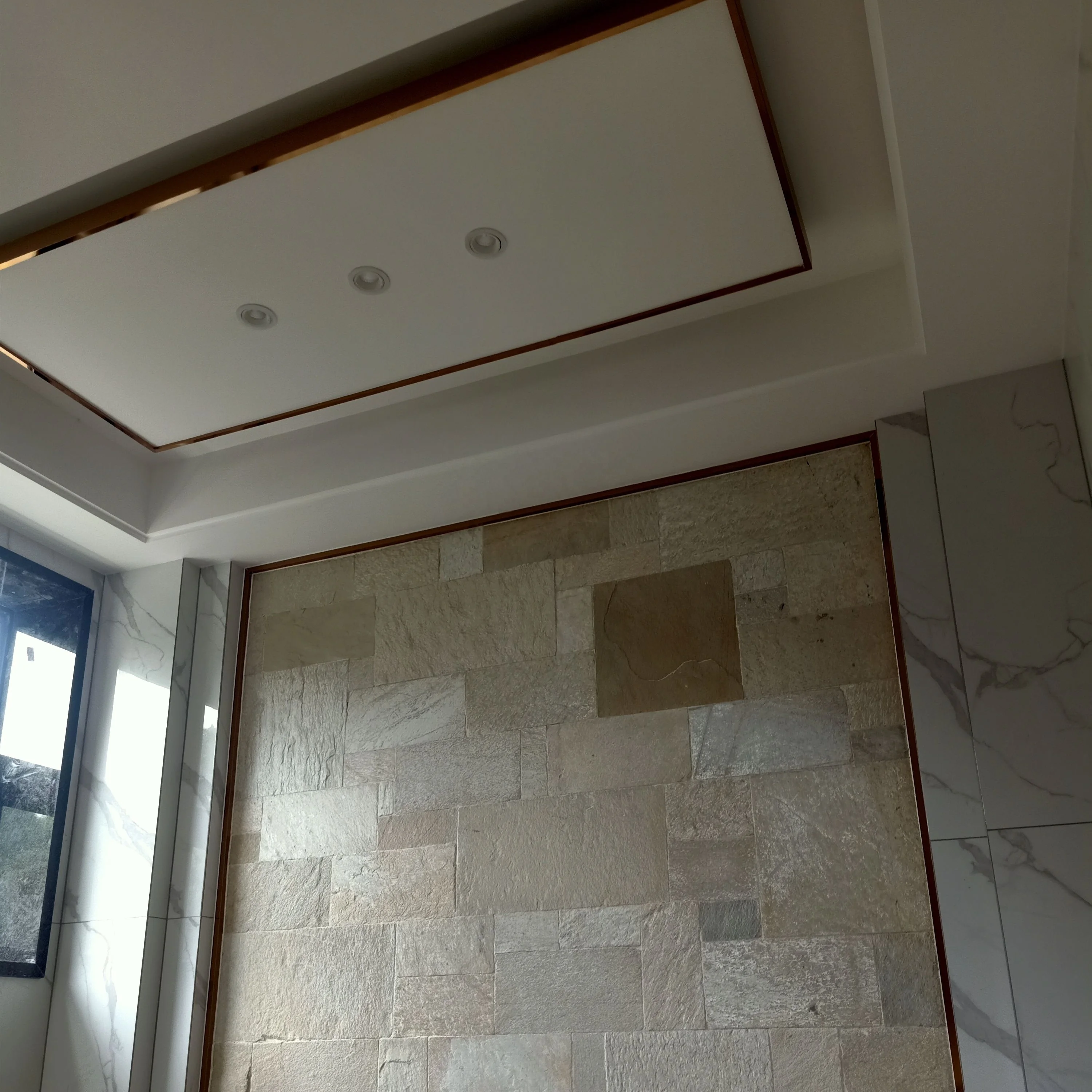 Stainless Steel Sheet Metal Strip Luxury Arc Decorative Ceiling  Flower  and Door Frame Cover