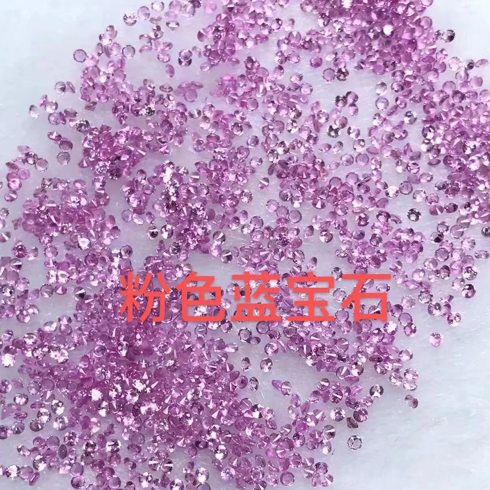 YZ Factory wholesale Price Diamond Cut Mix Color  Natural Black Sapphire Loose Gems