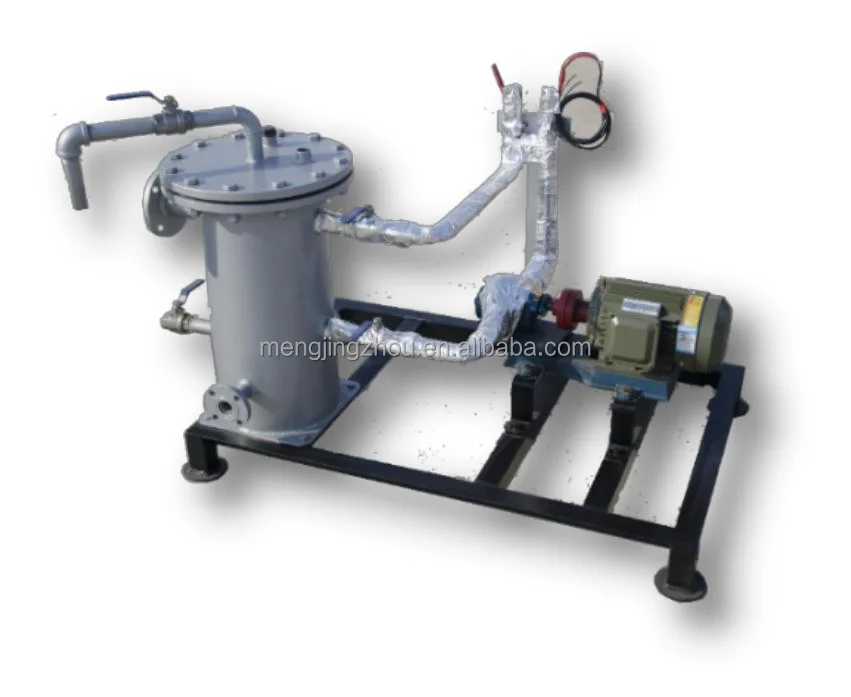 Diesel engine burner for asphalt mixing plant